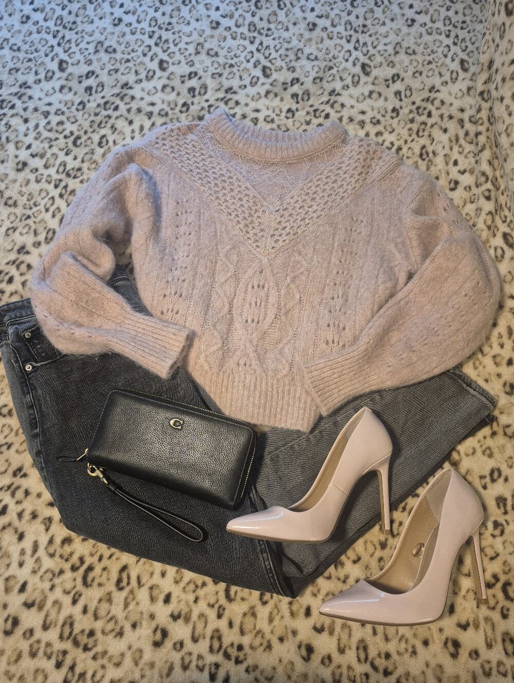 Express Blush Knit Sweater